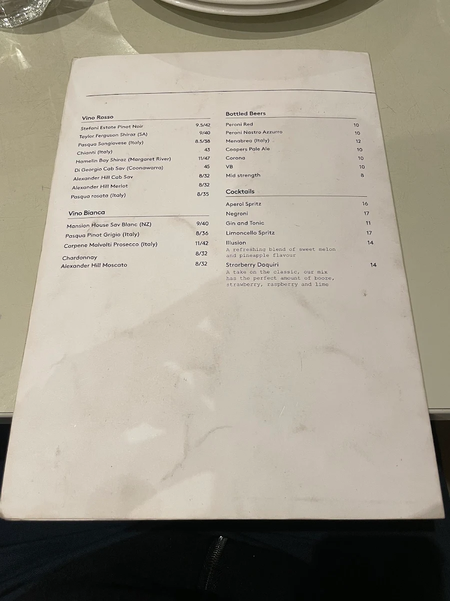Menu, Fratellino