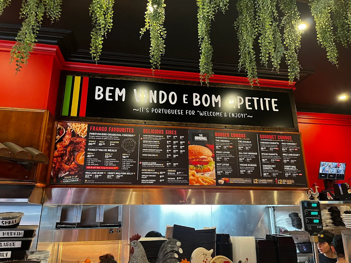 Menu, Frango Petersham