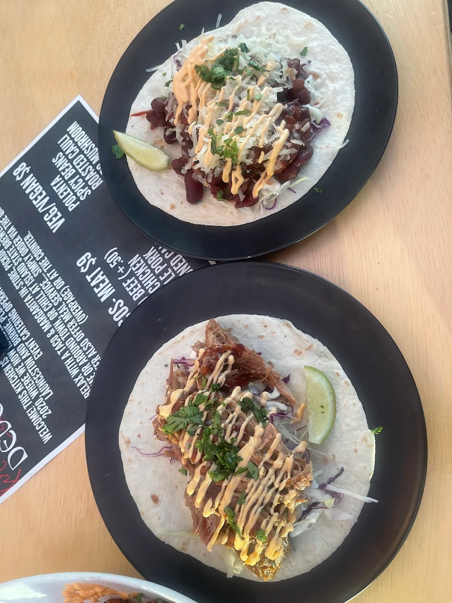 Menu, Firestorm Takeaway & Taco Shop