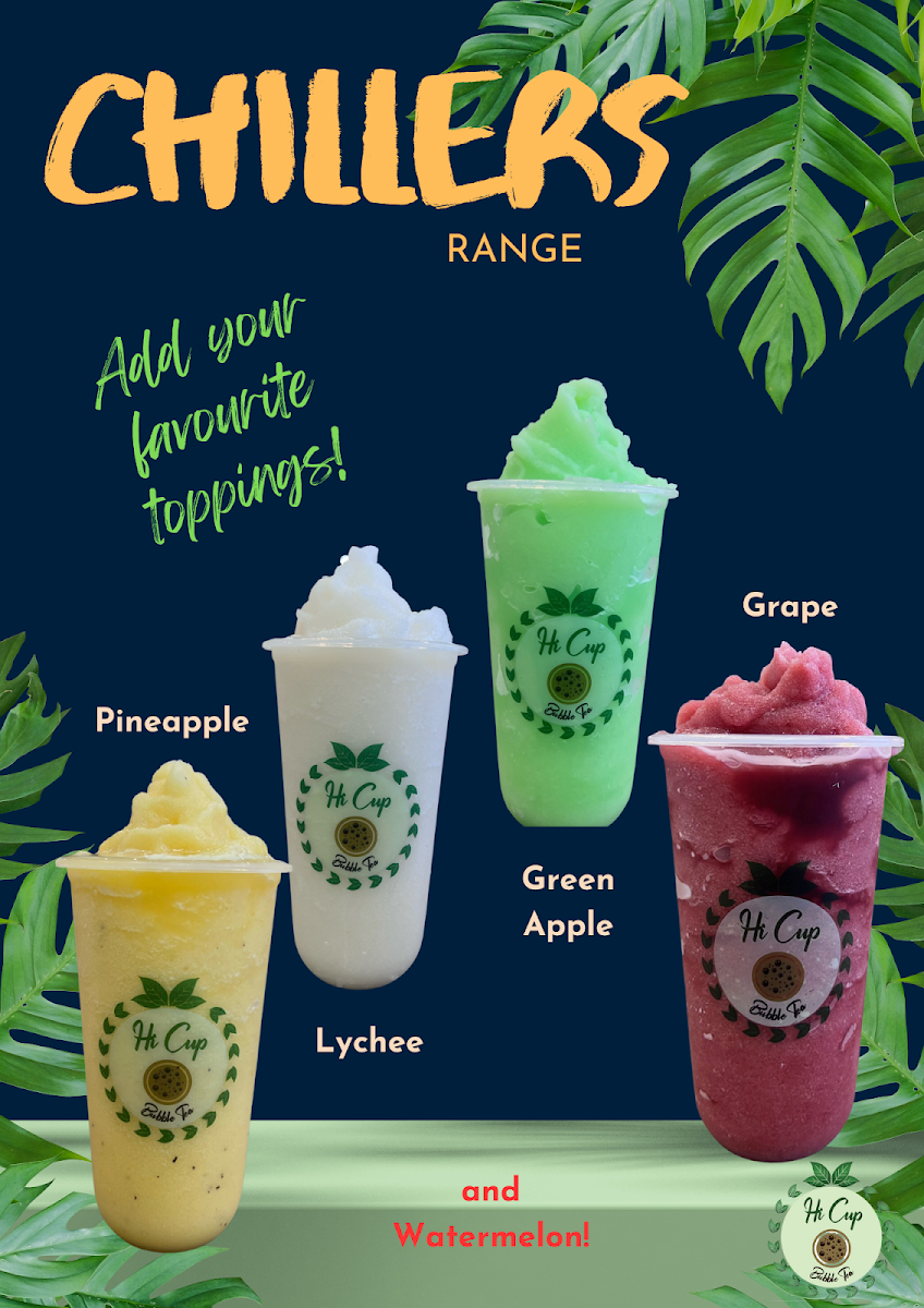 Menu, Hi Cup Bubble Tea SMITHFIELD