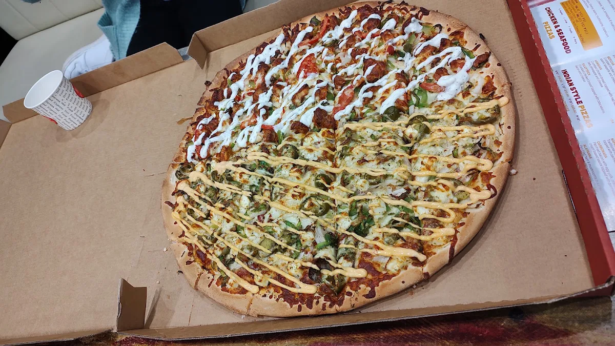 Menu, Pizza patrol ( South Plympton)