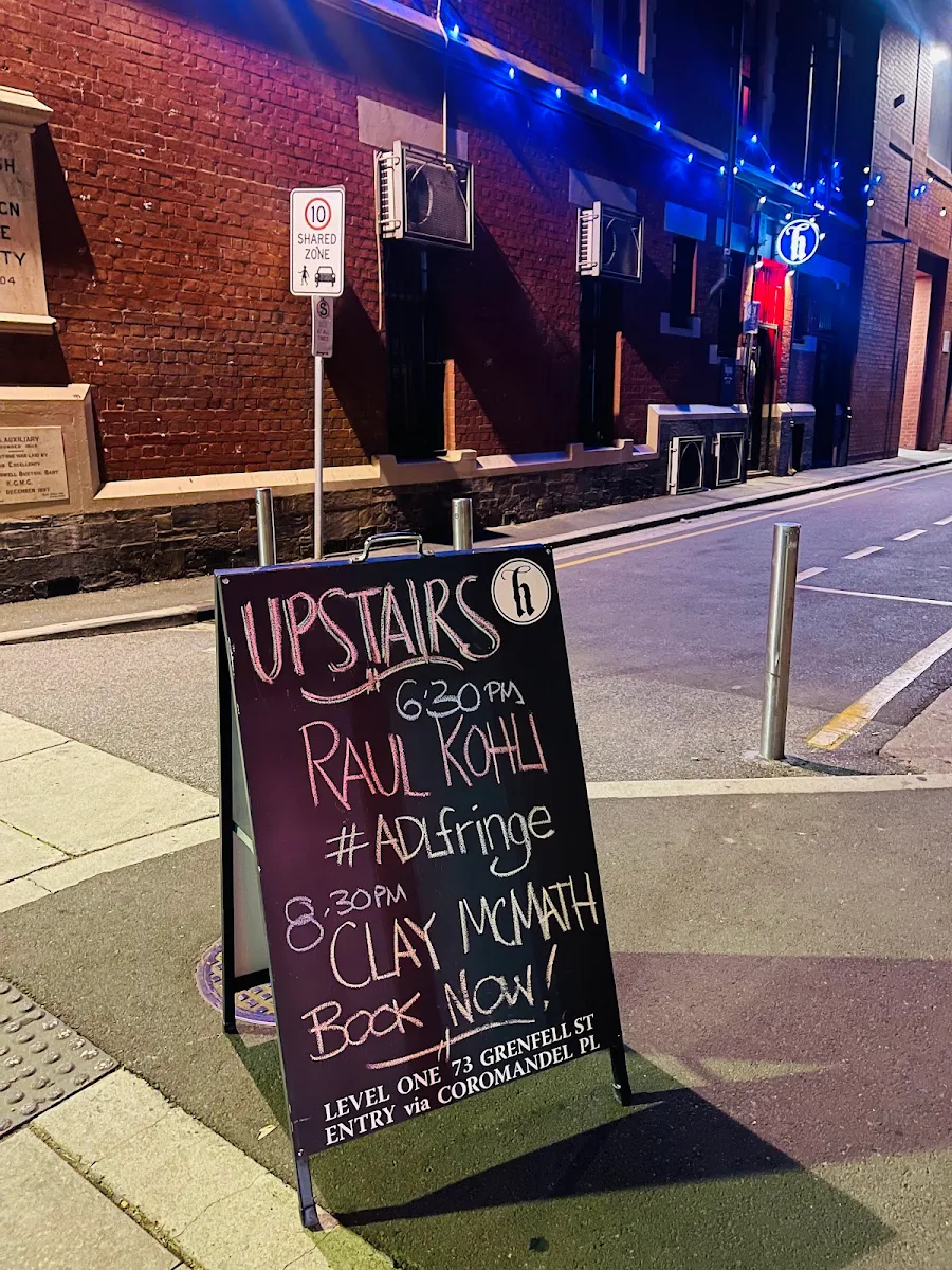 Menu, HYMN Bar