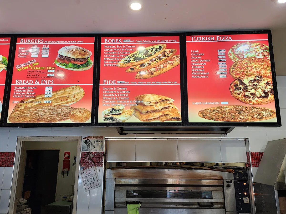 Menu, Queens Park Cafe & Kebabs