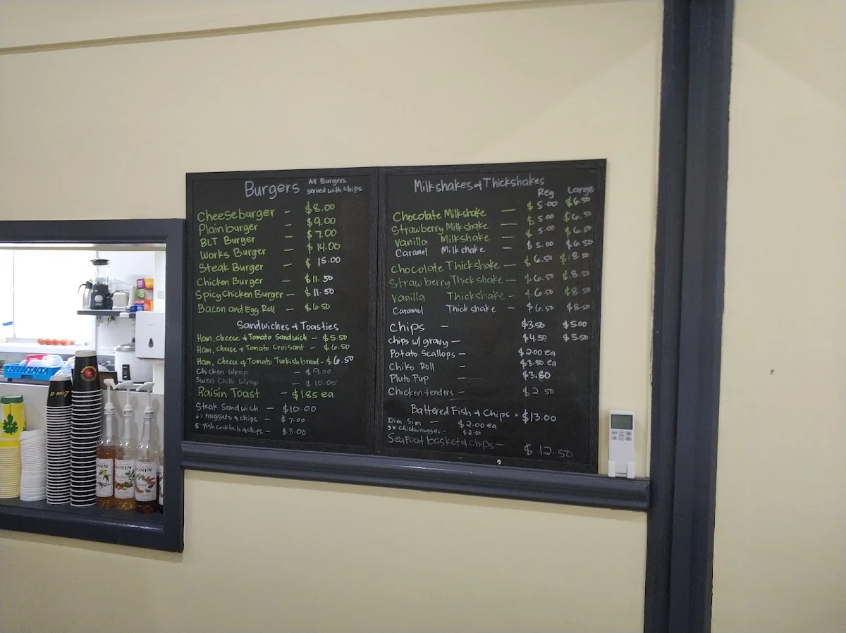 Menu, Cafe On Waterloo