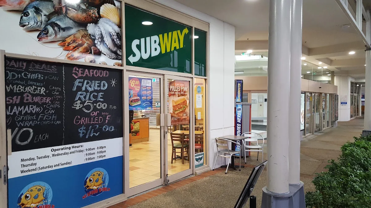Menu, Subway