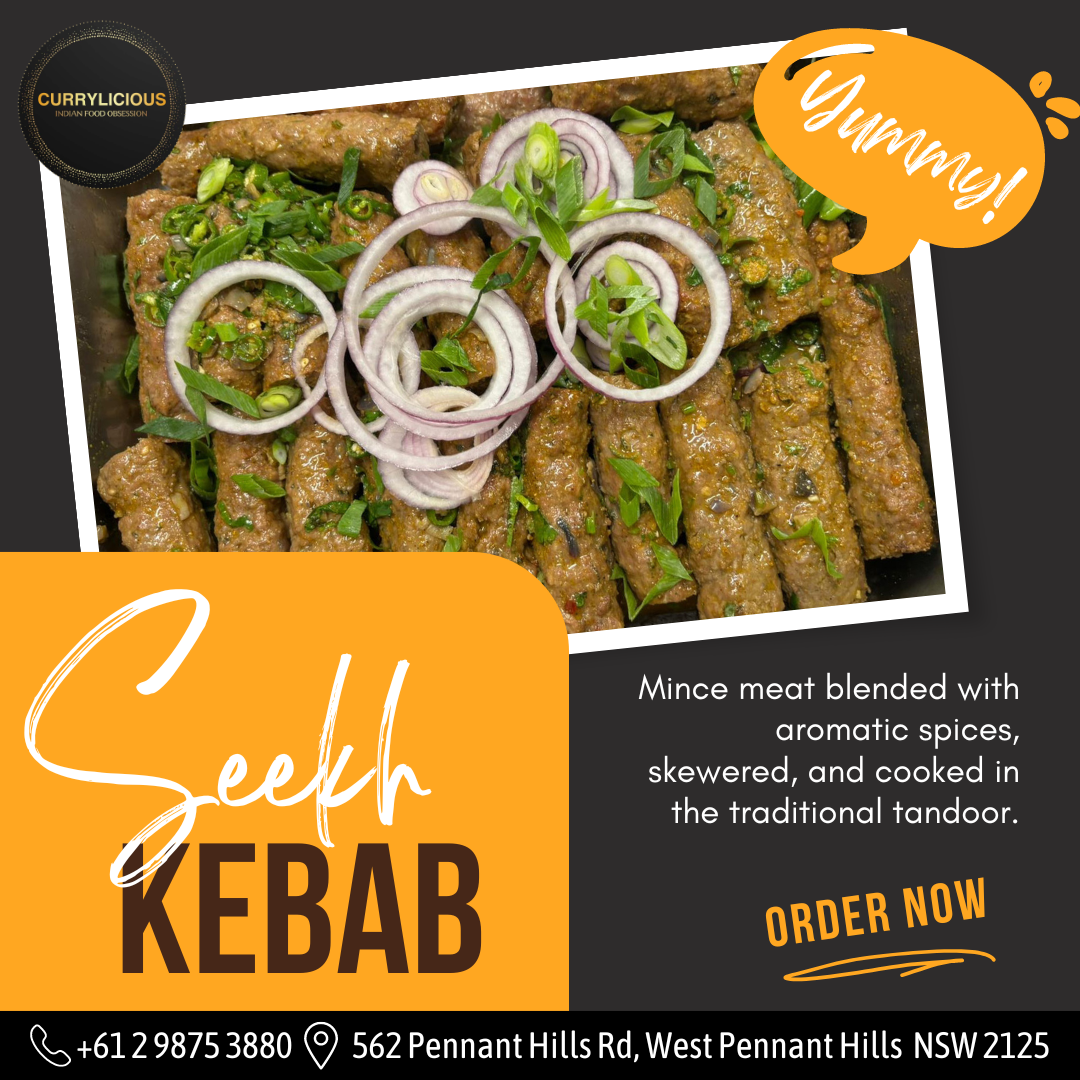 Menu, Currylicious (Indian food Obsession) West Pennant Hills