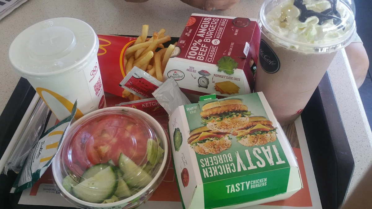 Menu, McDonald's Richmond
