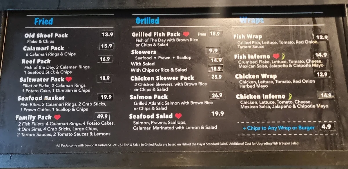 Menu, Jacky Jones