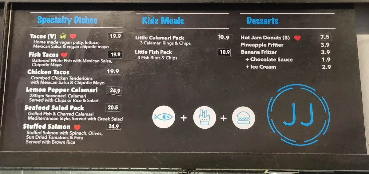 Menu, Jacky Jones