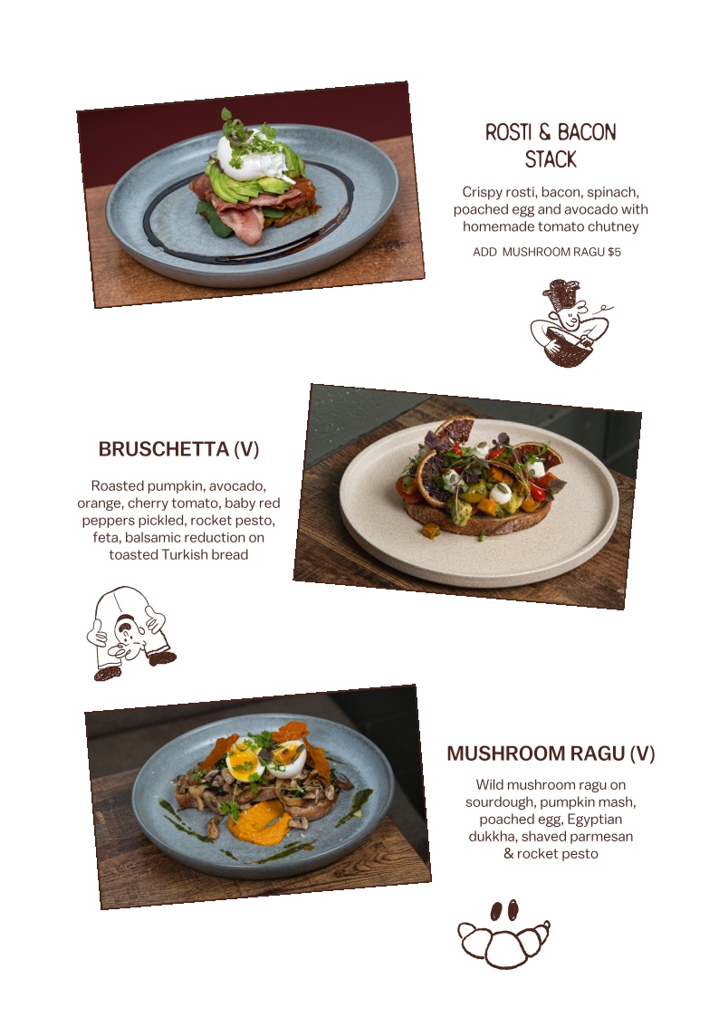 Menu, Memento Robina