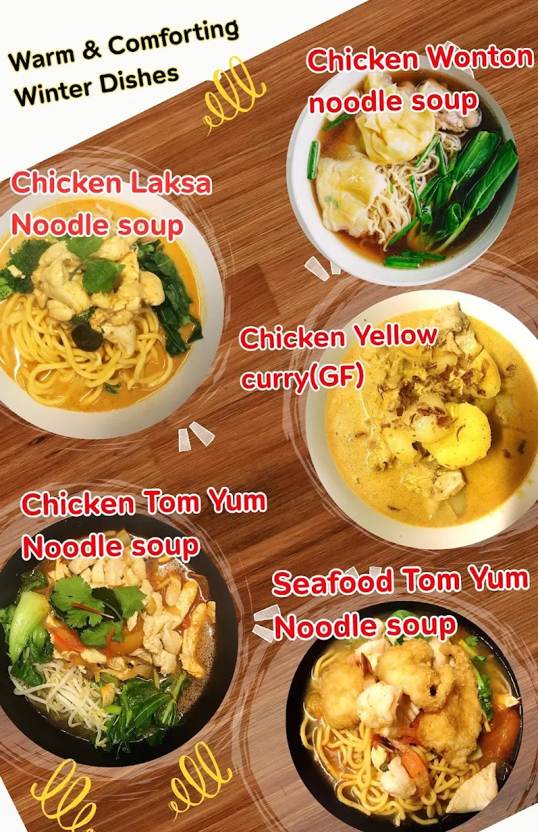 Menu, Noot Thai Mona Vale