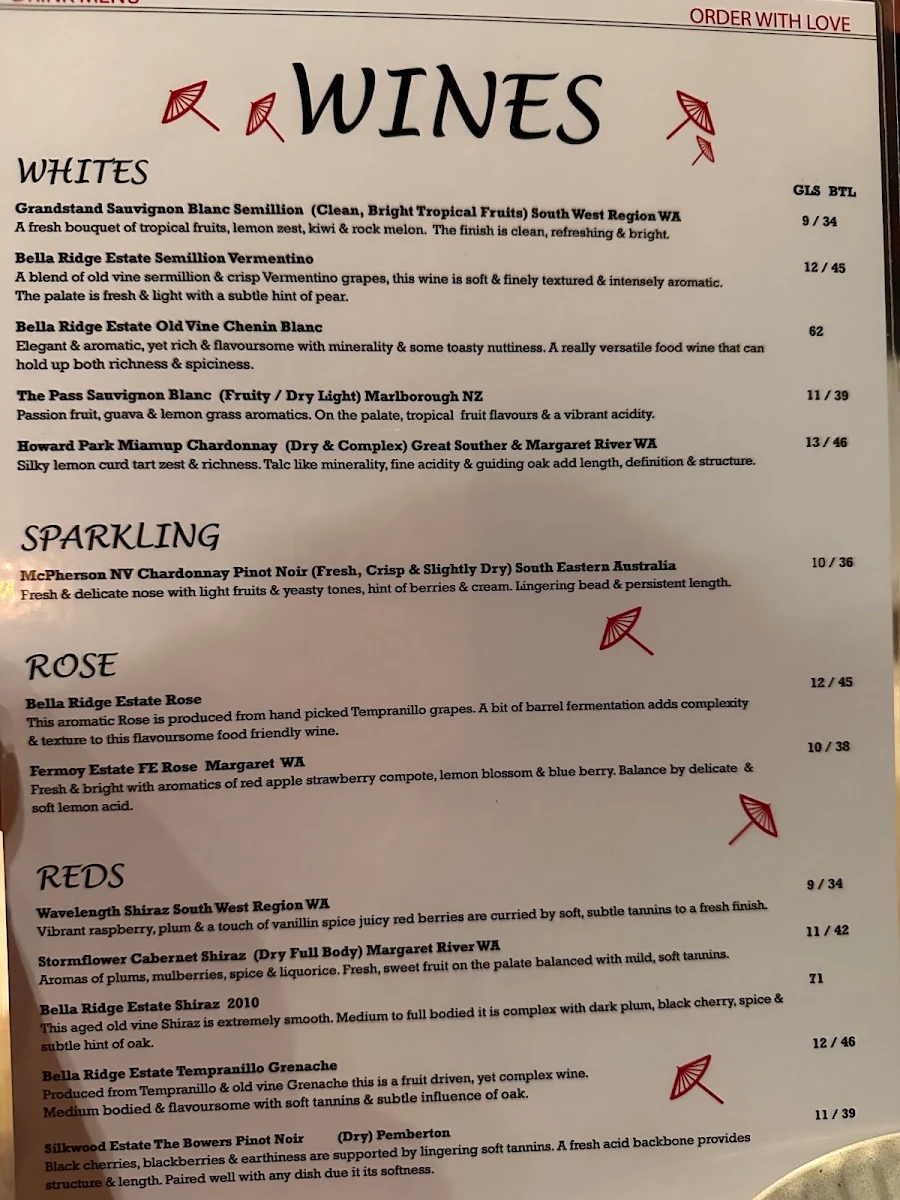 Menu, My Bayon