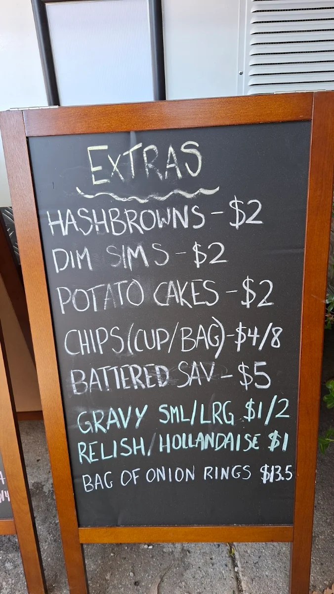 Menu, Kings Perk