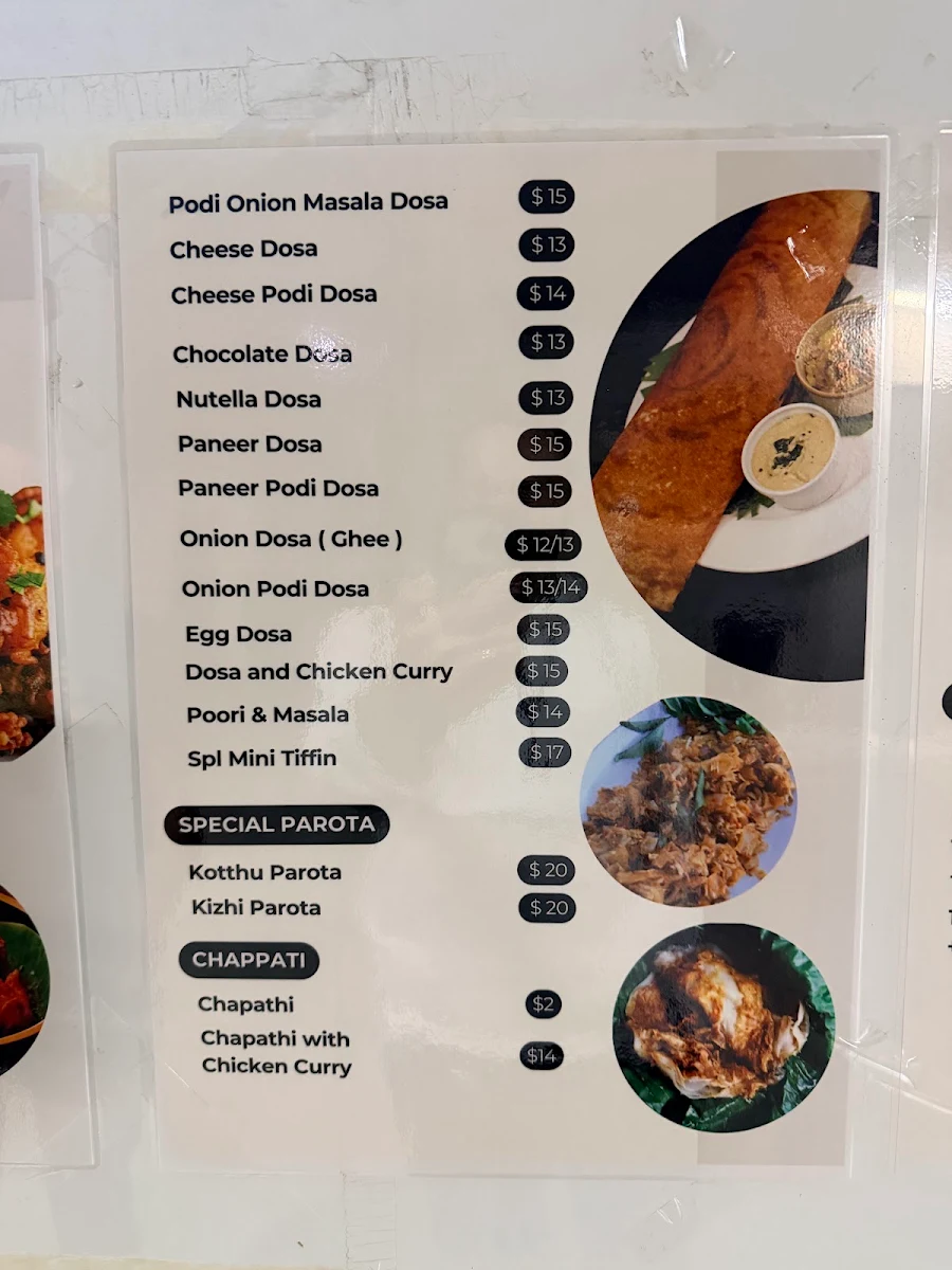 Menu, Biryani Stories