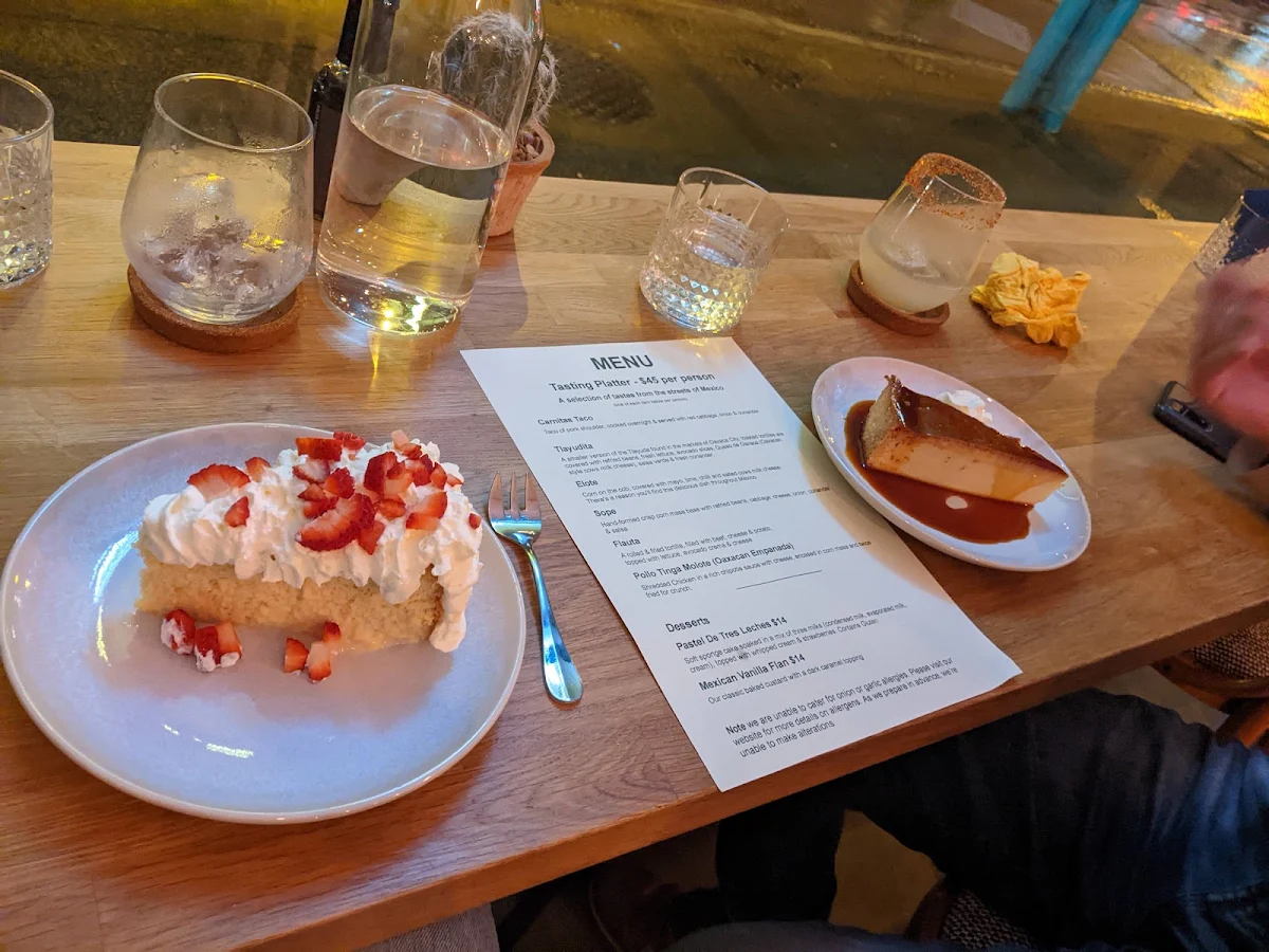Menu, Mexican Street Food by Little Flock