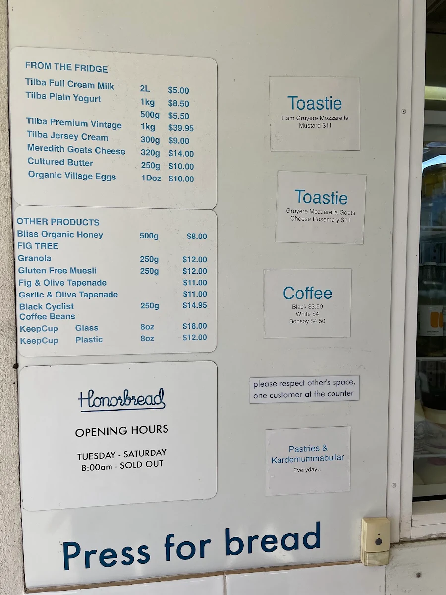 Menu photo 1