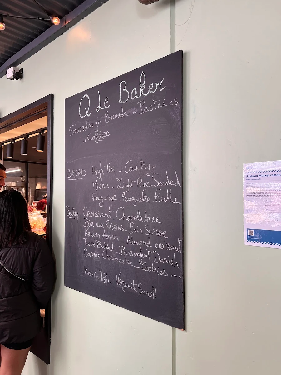 Menu, Q Le BAKER