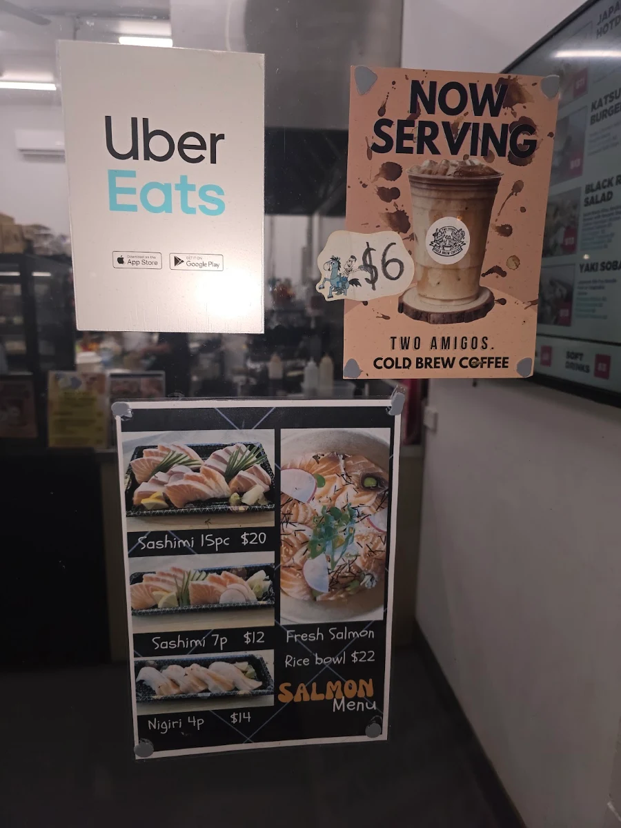 Menu, OKI FOOD Japanese takeaway & catering