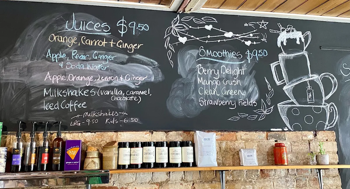 Menu, Jackson's Produce Store & Cafe