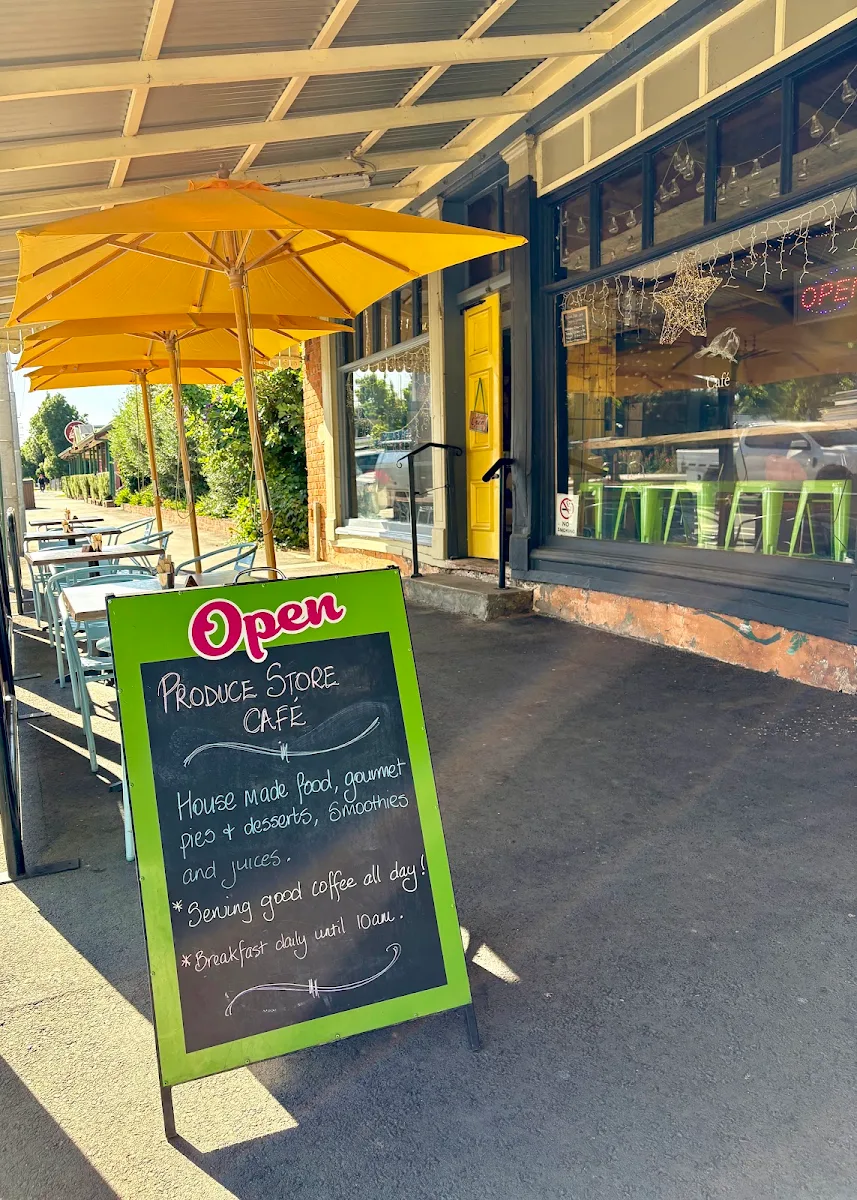 Menu, Jackson's Produce Store & Cafe