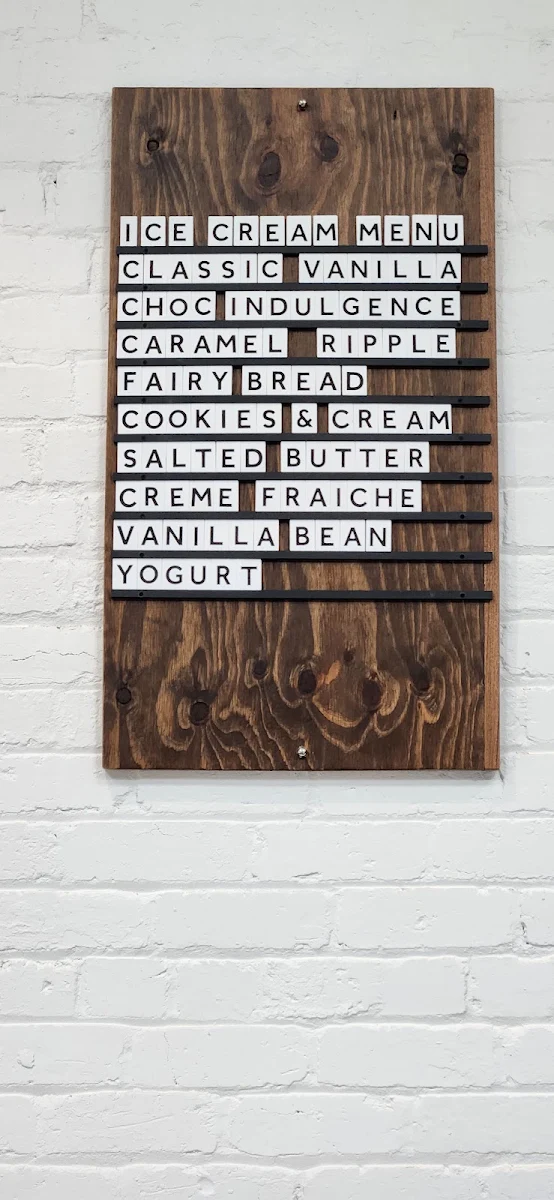 Menu, Padre Coffee at St David Dairy - Fitzroy