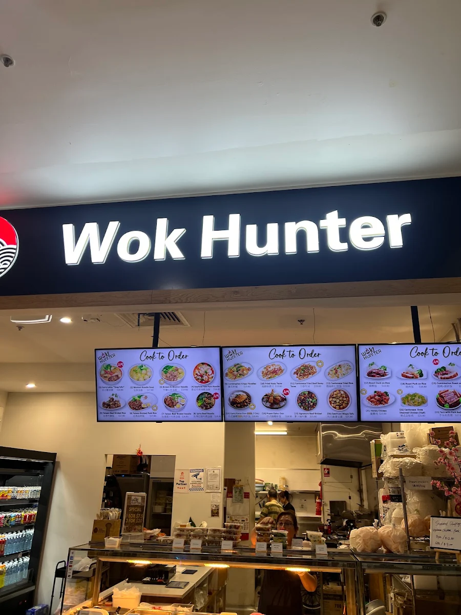 Menu, Wok Hunter @ Sanctuary Lakes