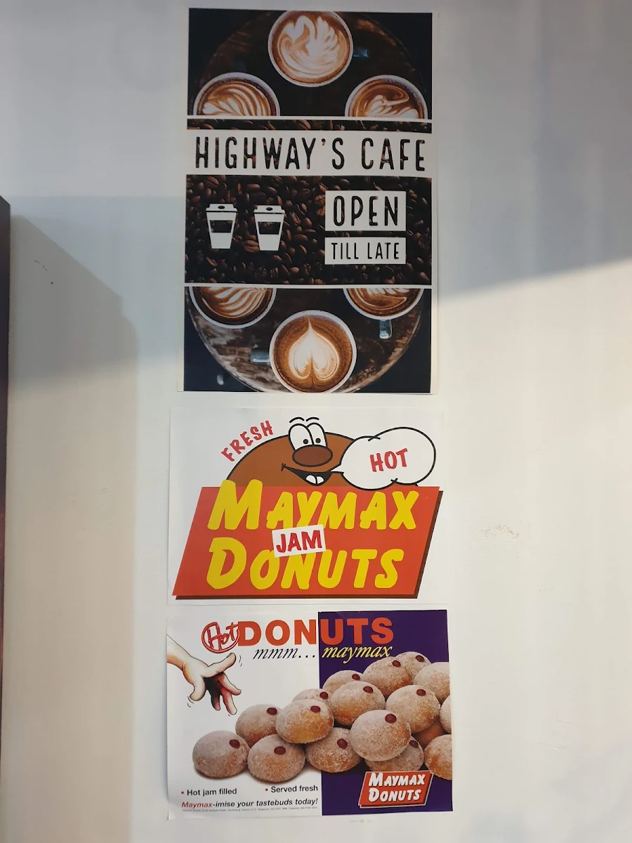 Menu, Highway Eats Burgers & Kebabs - Narre Warren