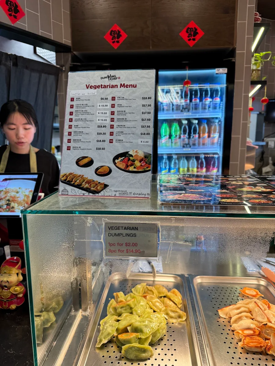 Menu, Dumpling Chef