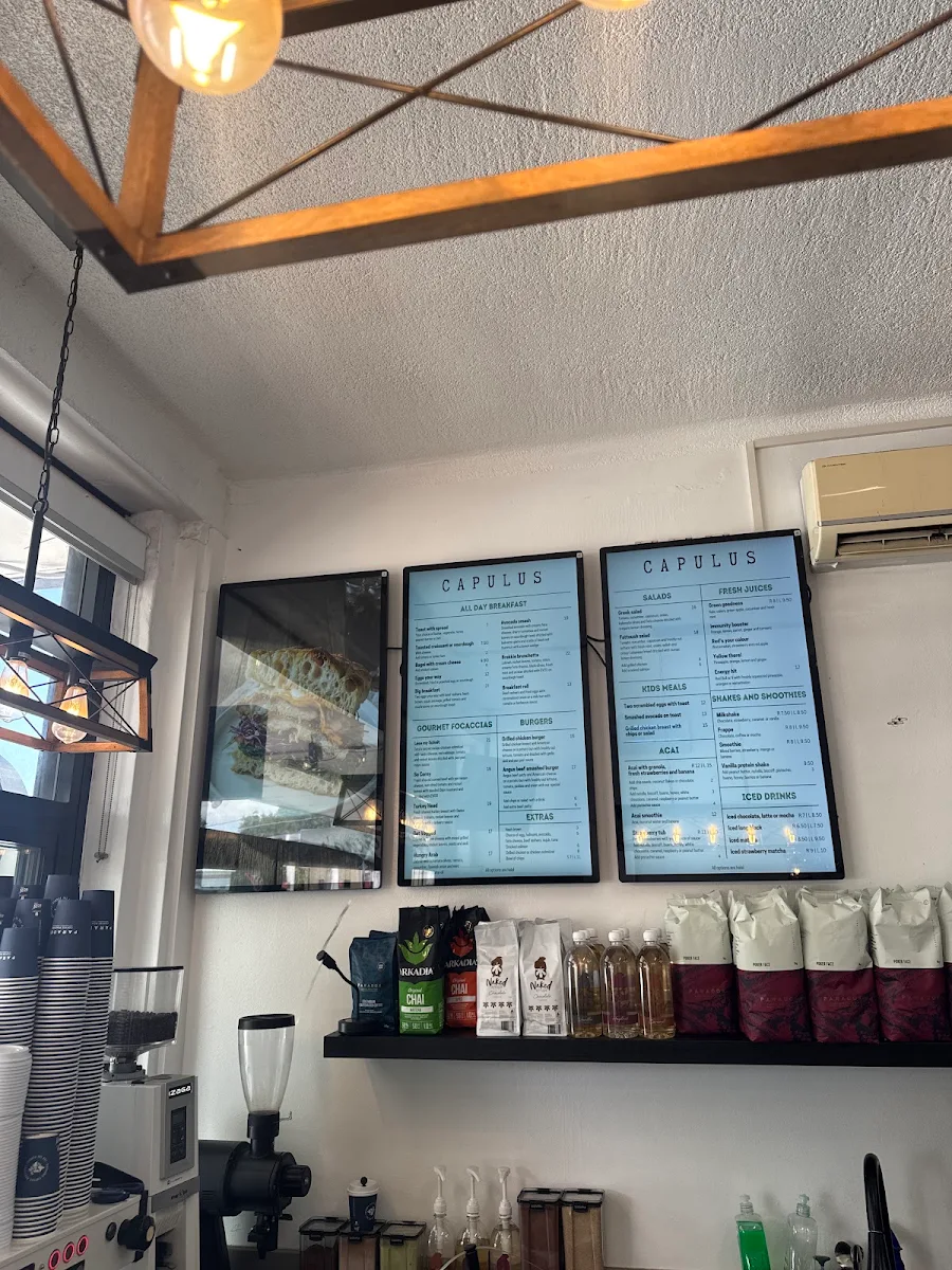 Menu, Capulus