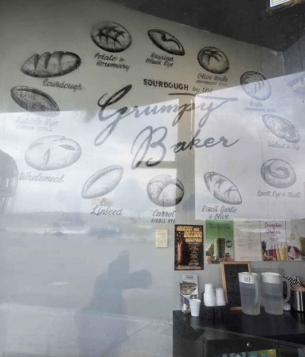Menu, The Grumpy Baker
