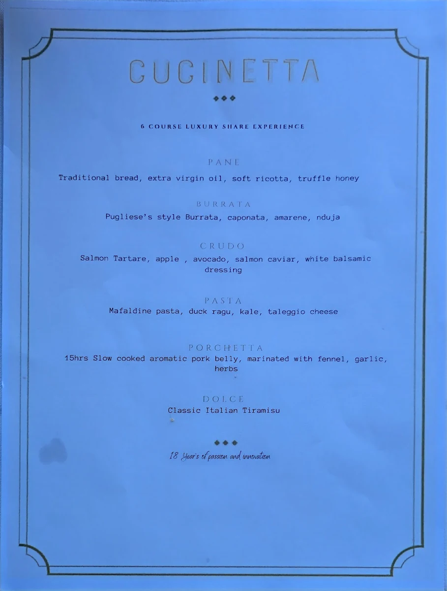 Menu photo 1