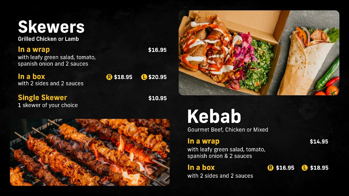 Menu, Eat Istanbul (Martin Place)