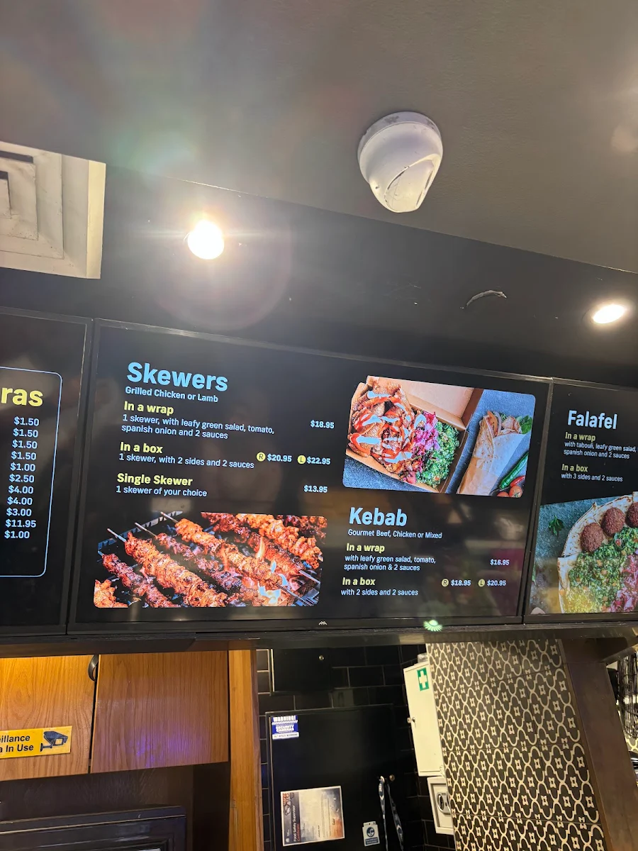 Menu, Eat Istanbul (Martin Place)