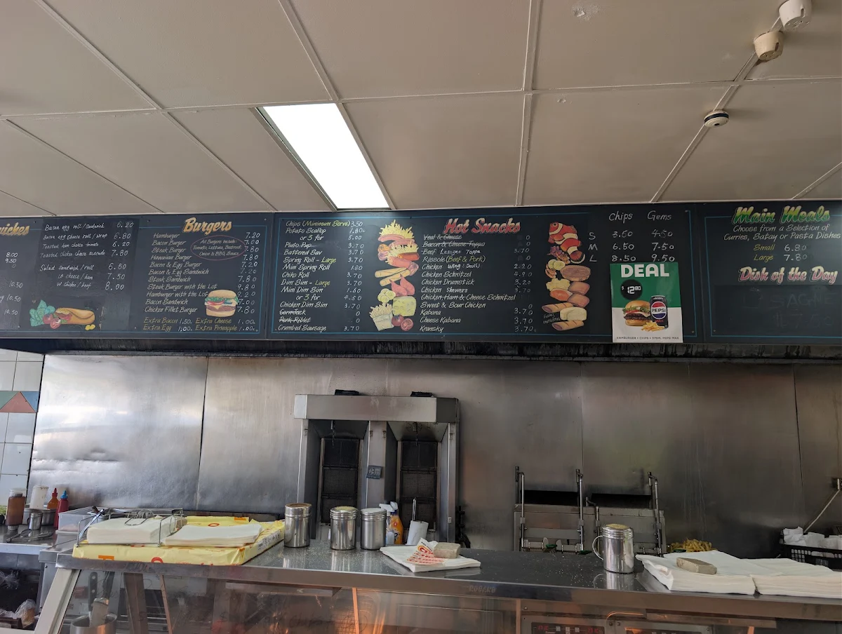 Menu, Nudgee Road Food on the Go