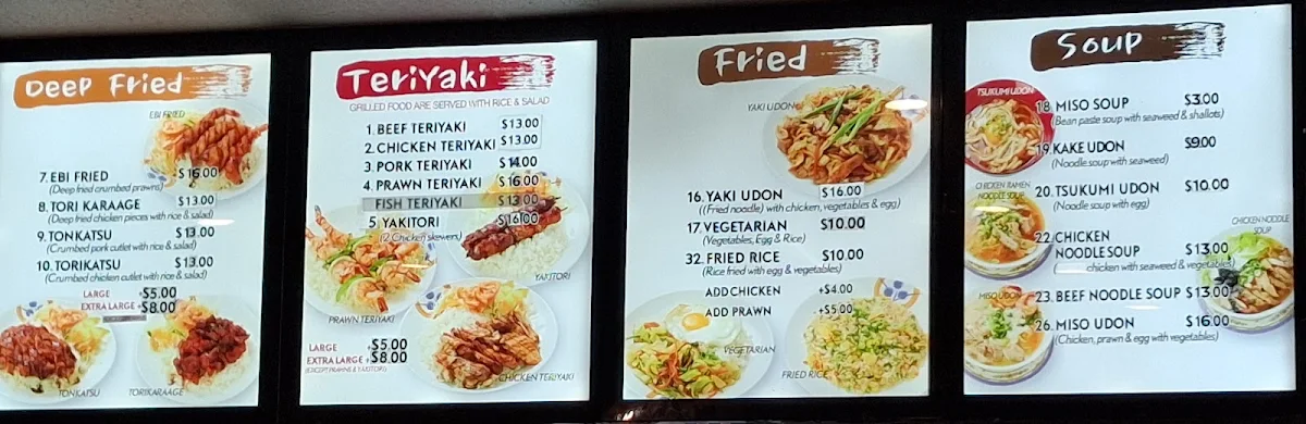 Menu, Fuku