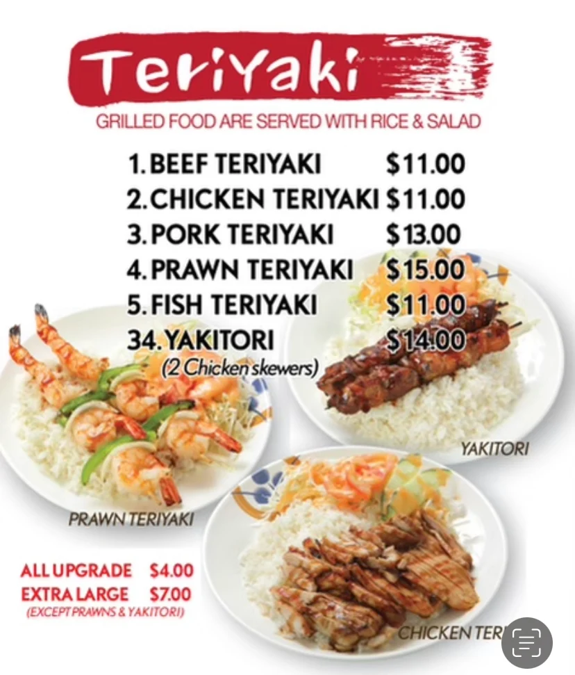 Menu, Fuku