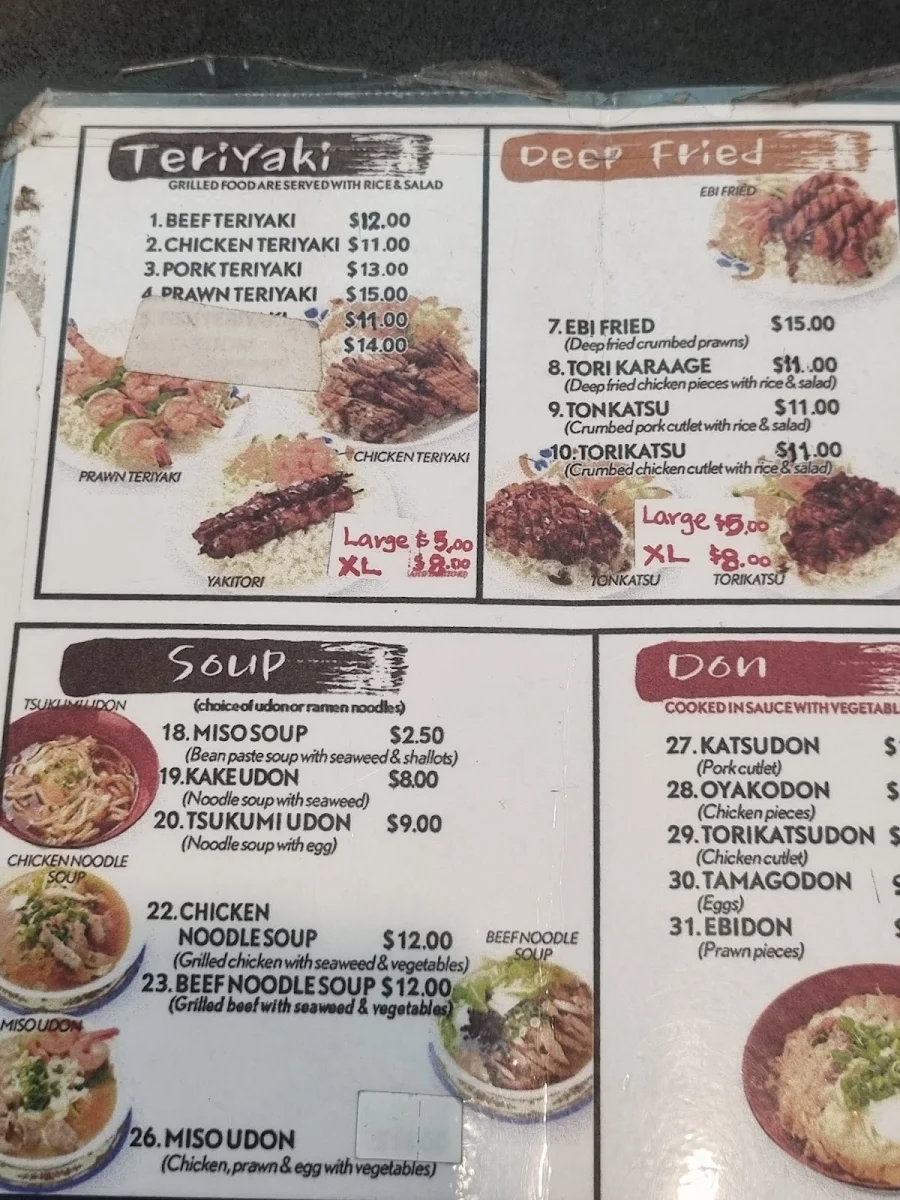 Menu, Fuku