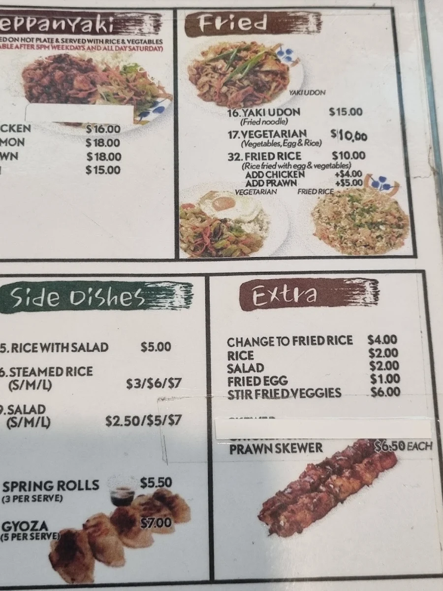 Menu, Fuku