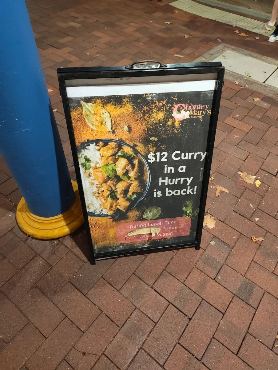 Menu, Chutney Mary's Indian Restaurant ️