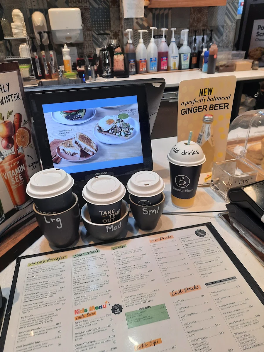Menu, Jamaica Blue Ellenbrook