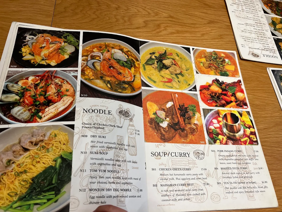 Menu, Talay’s