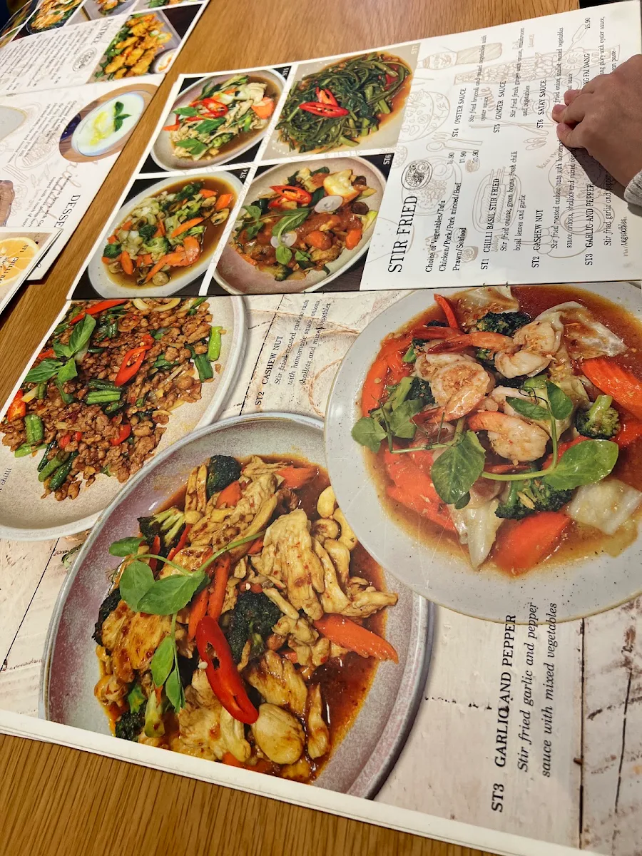 Menu, Talay’s