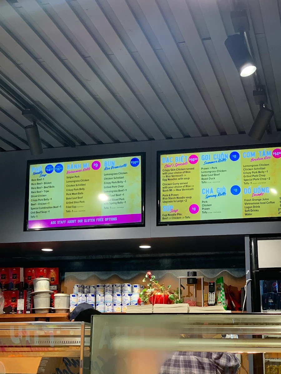 Menu, Ms Ba Cô