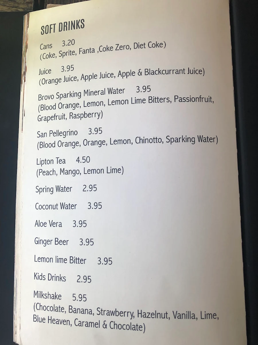 Menu, Wang Wang Dumpling (Coburg)