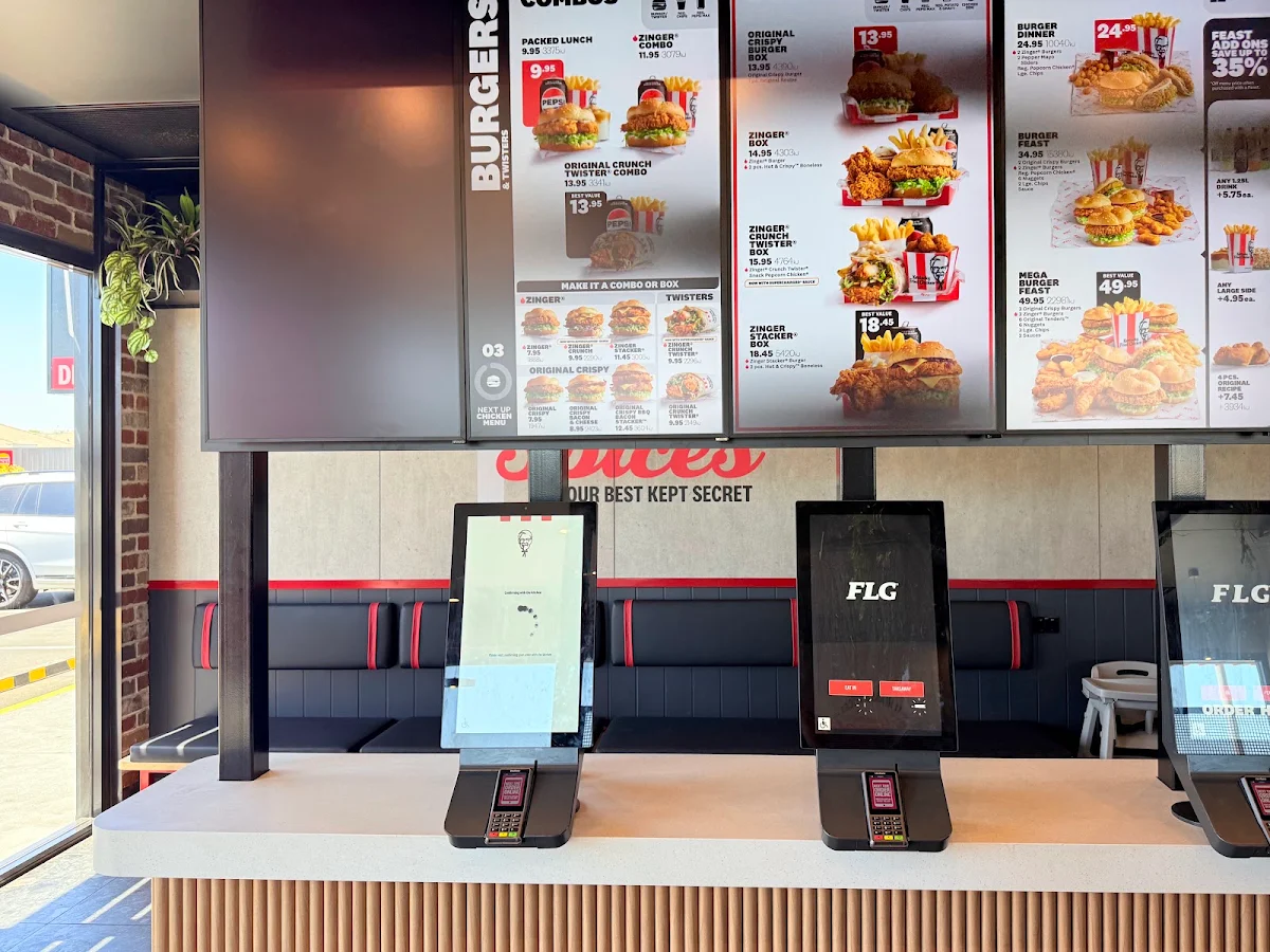Menu, KFC Golden Bay