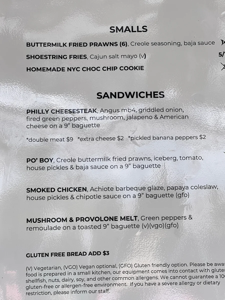 Menu, NICKEL CITY