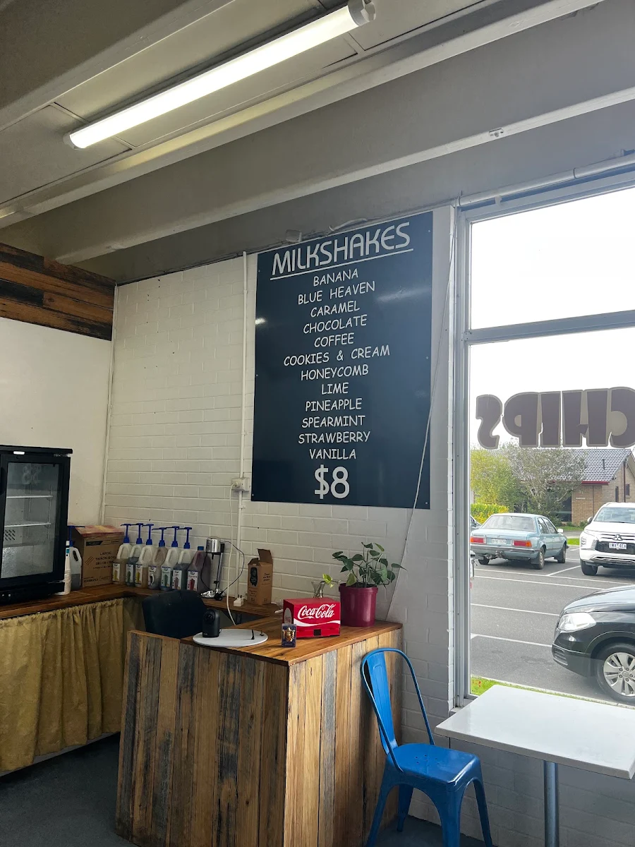 Menu, Ormond Road Fish & Chips Shop ( Gluten free fish n chips)