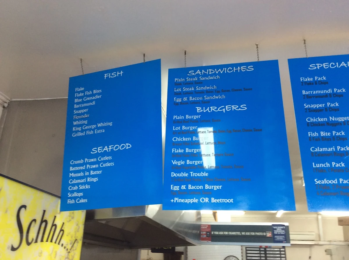 Menu, Flakes On Willow