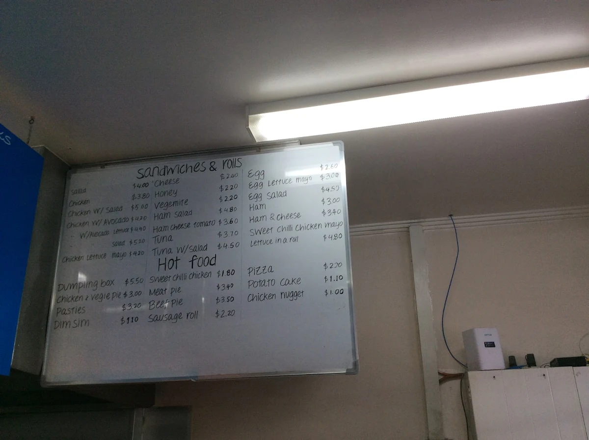 Menu, Flakes On Willow