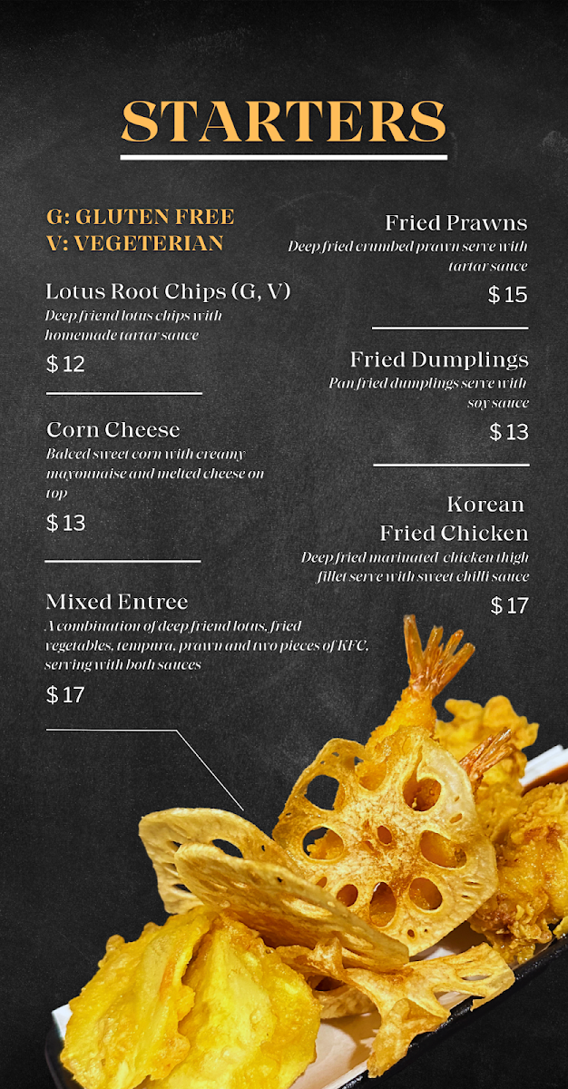 Menu, Towoo Korean Charcoal BBQ